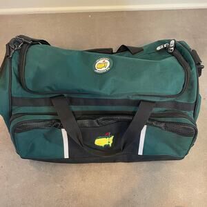 Masters Golf Tournament Agusta Travel Green duffle Weekender bag large size Men
